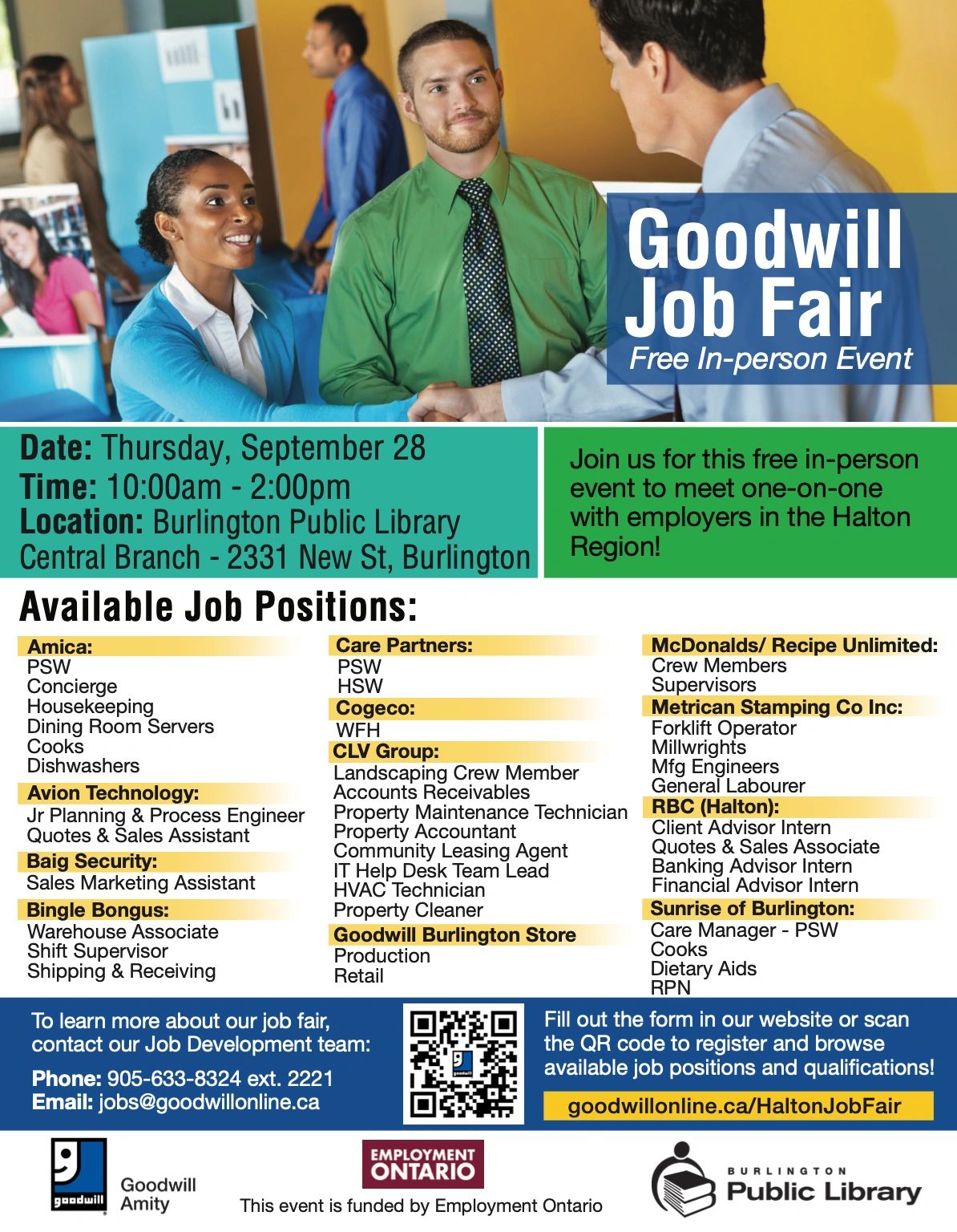 Goodwill Amity Job Fair
